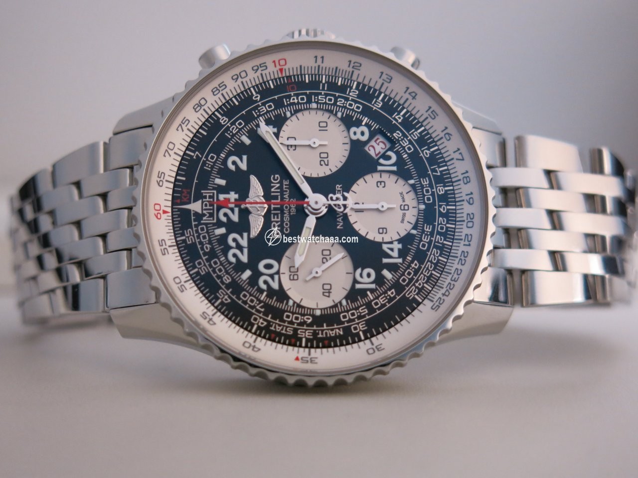 Breitling Navitimer Cosmonaute Mens watch Unisex Manual winding Steel AB021012 BB59 - gallery
