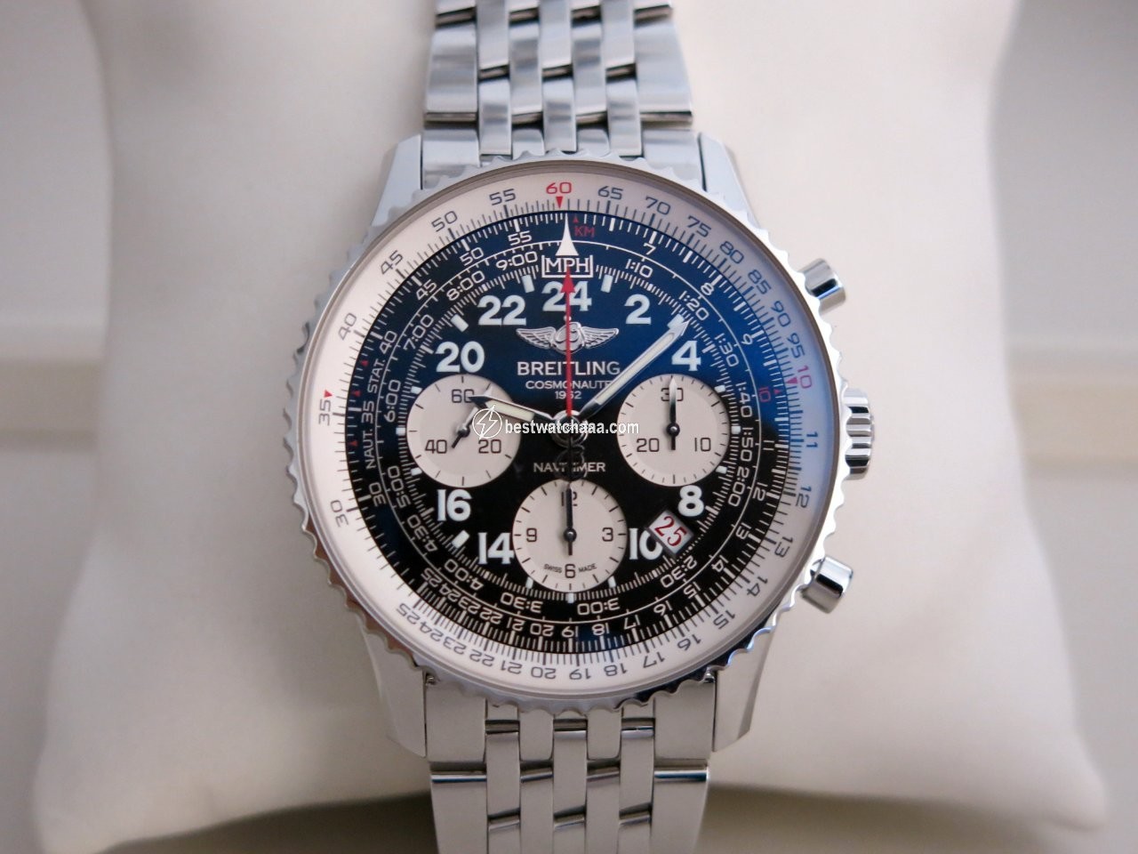 Breitling Navitimer Cosmonaute Mens watch Unisex Manual winding Steel AB021012 BB59 - gallery