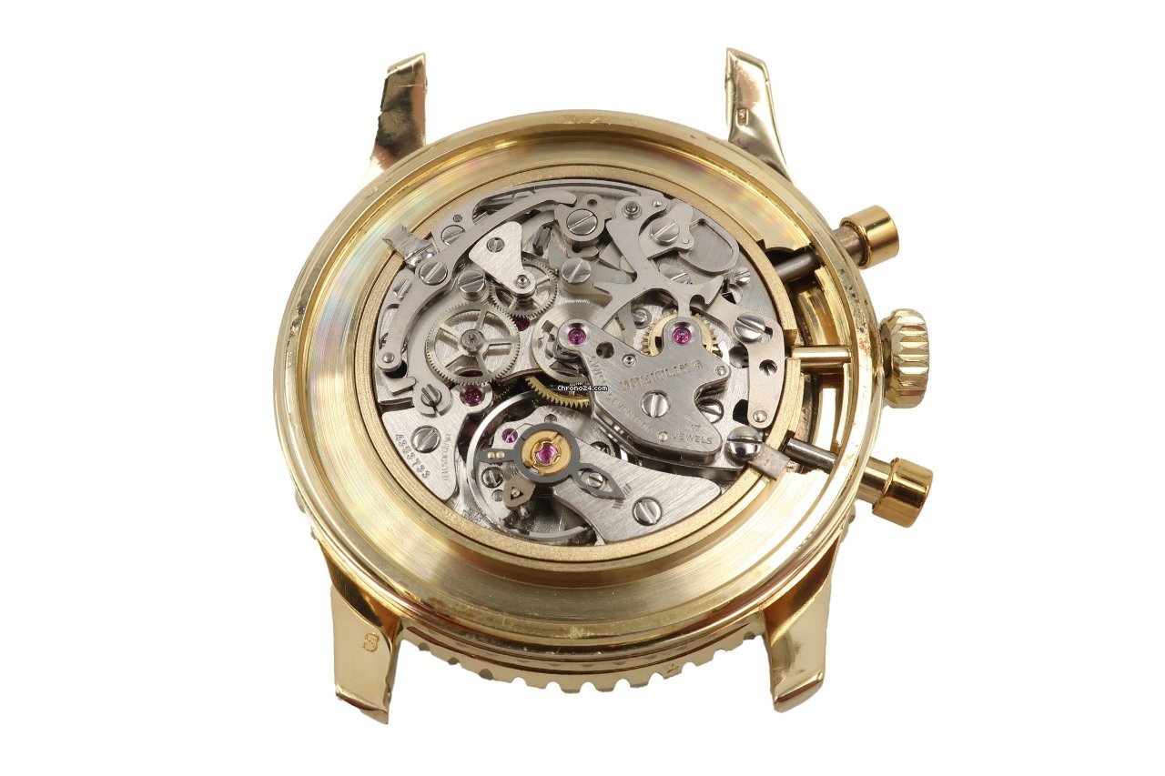 Breitling Navitimer Cosmonaute Mens watch Unisex Manual winding Yellow gold 81600 - gallery