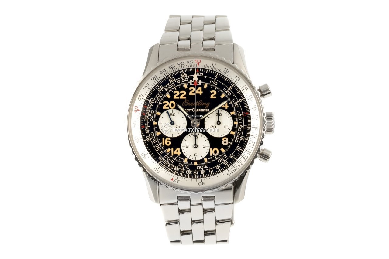 Breitling Navitimer Cosmonaute Mens watch Unisex Manual winding Steel A12022 - gallery