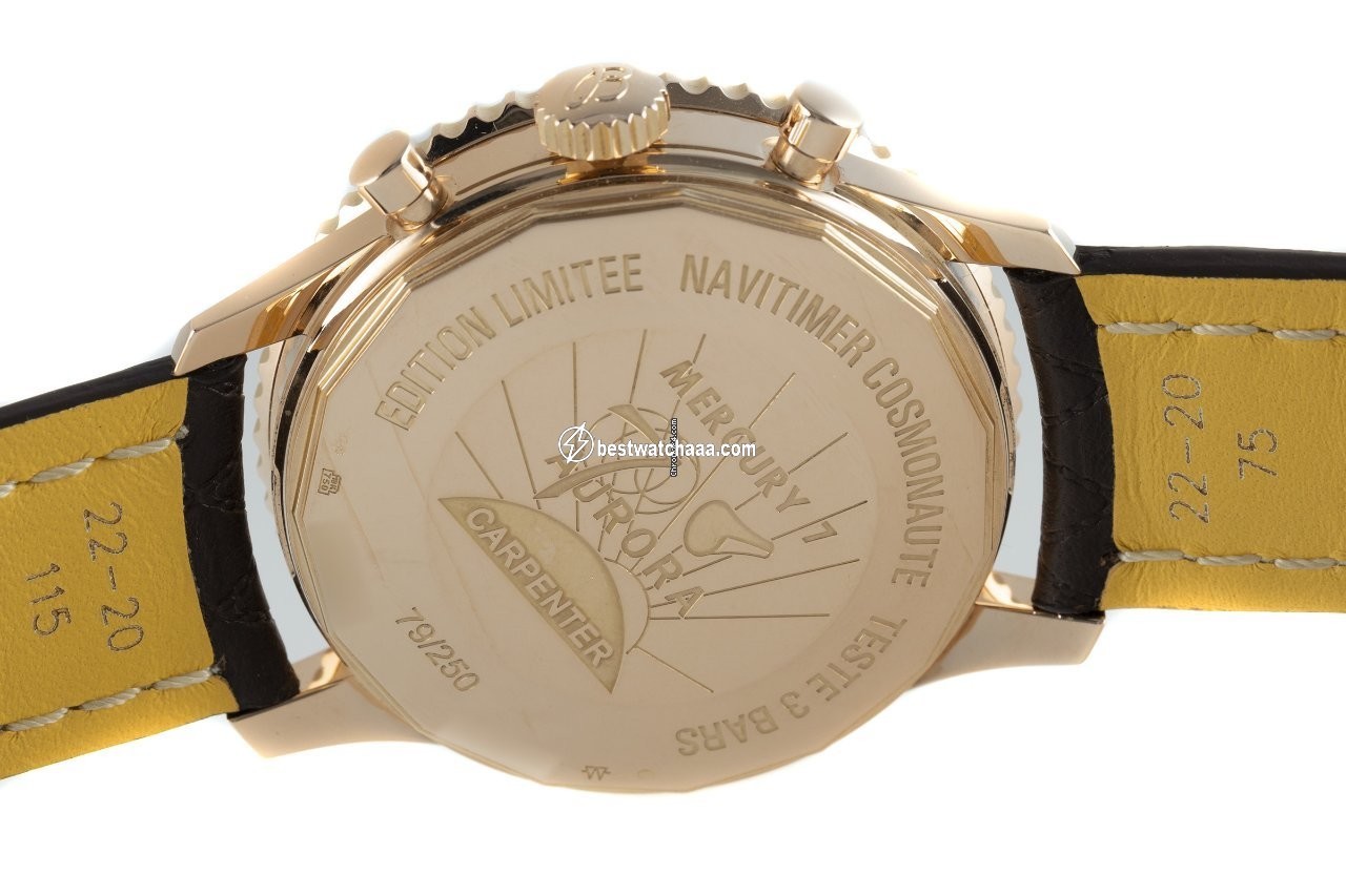 Breitling Navitimer Cosmonaute Mens watch Unisex Manual winding Red gold RB0210 - gallery