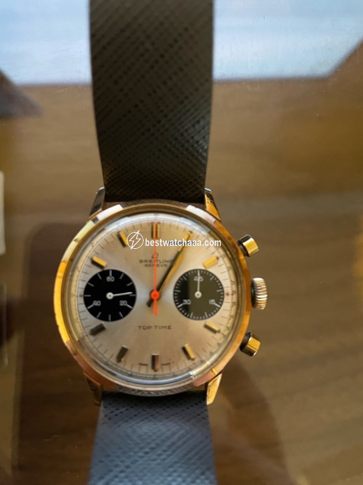 Breitling Top Time Mens watch Unisex Manual winding Gold Steel 2000-33 - gallery