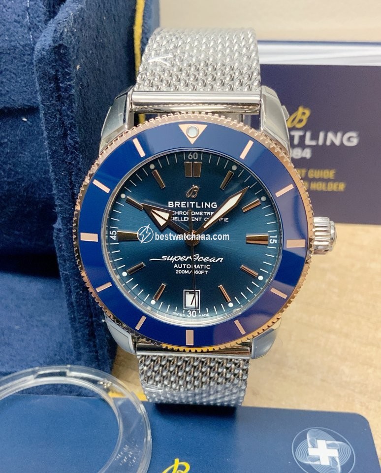 Breitling Superocean Heritage 42 Mens watch Unisex Automatic Gold Steel UB2010161C1S1