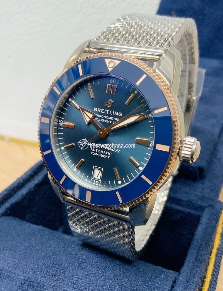 Breitling Superocean Heritage 42 Mens watch Unisex Automatic Gold Steel UB2010161C1S1 - gallery