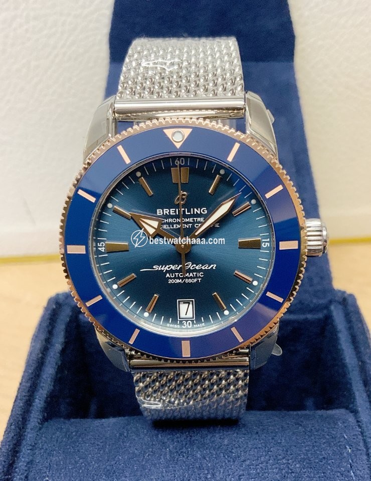 Breitling Superocean Heritage 42 Mens watch Unisex Automatic Gold Steel UB2010161C1S1 - gallery