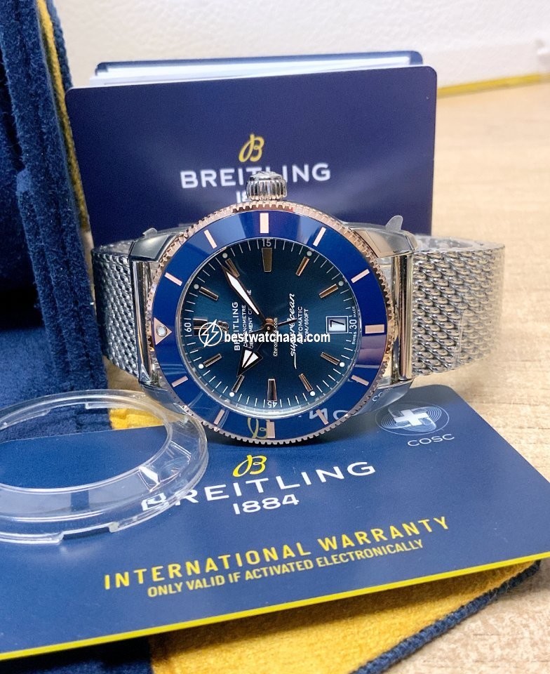 Breitling Superocean Heritage 42 Mens watch Unisex Automatic Gold Steel UB2010161C1S1 - gallery