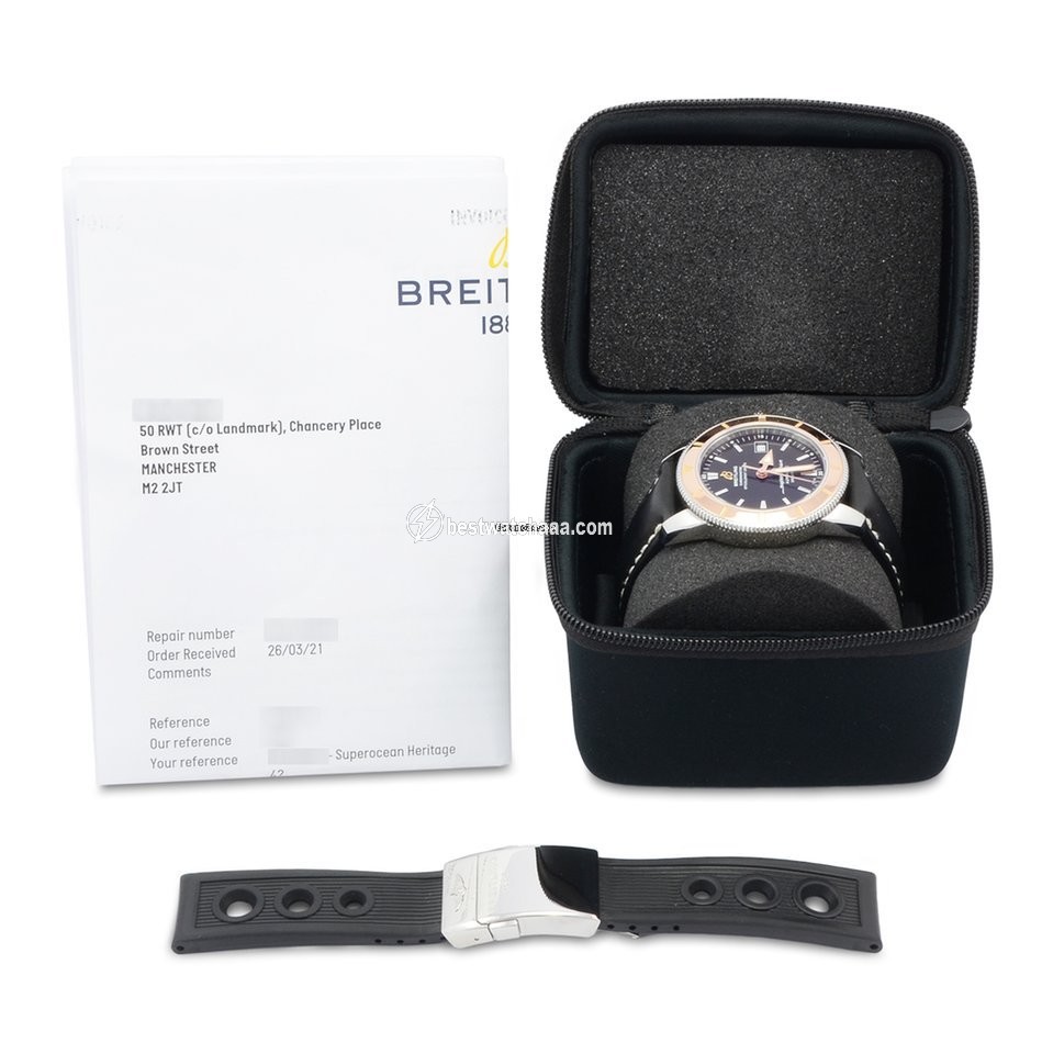 Breitling Superocean Heritage 42 Mens watch Unisex Automatic Gold Steel U17321 - gallery
