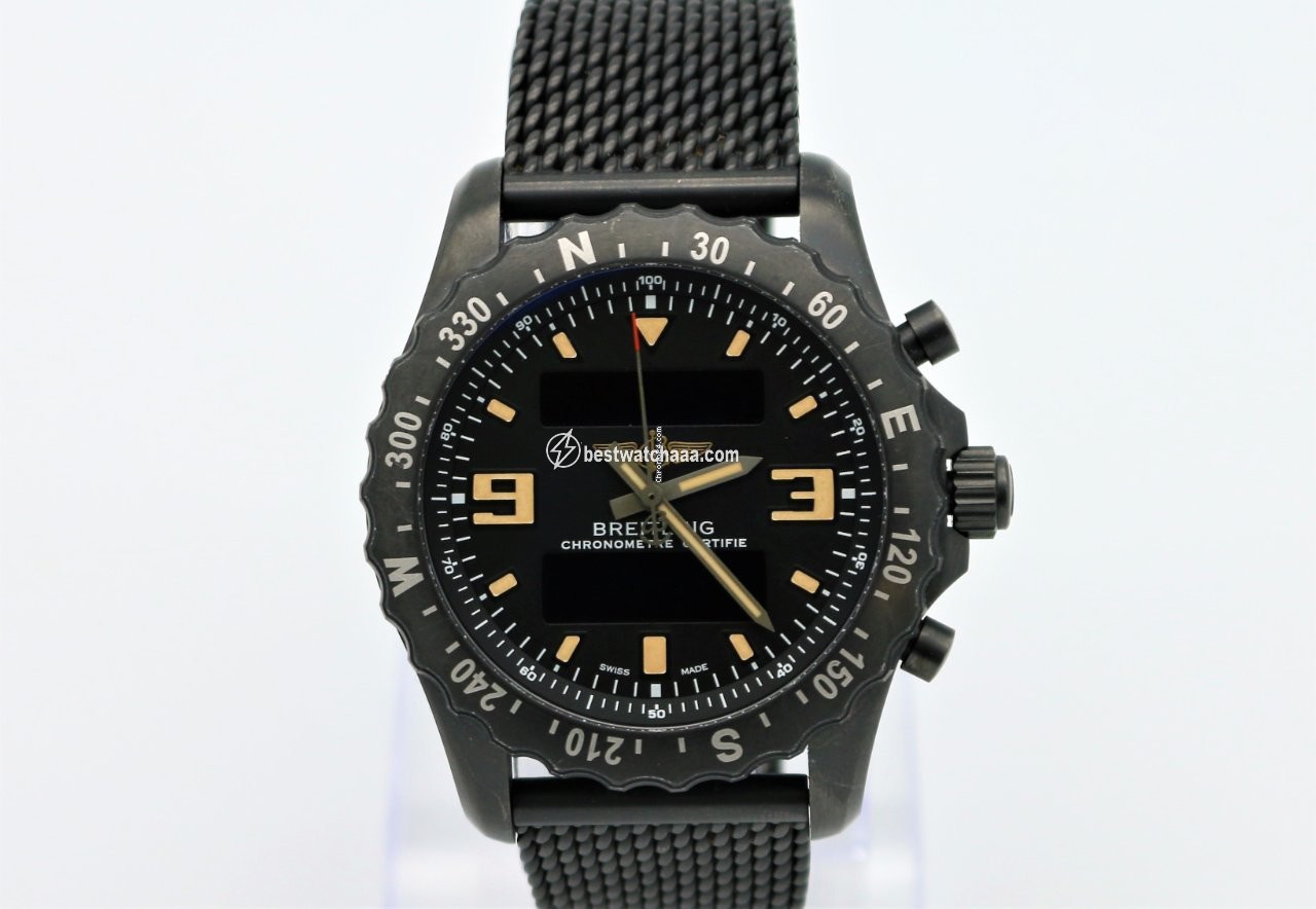 Breitling Chronospace Military Mens watch Unisex Quartz Steel M7836622