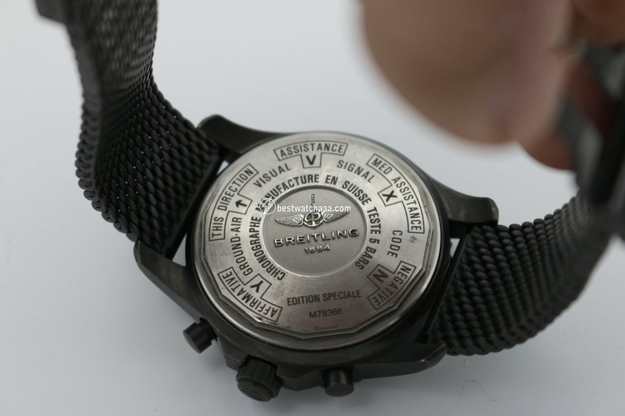 Breitling Chronospace Military Mens watch Unisex Quartz Steel M7836622 - gallery