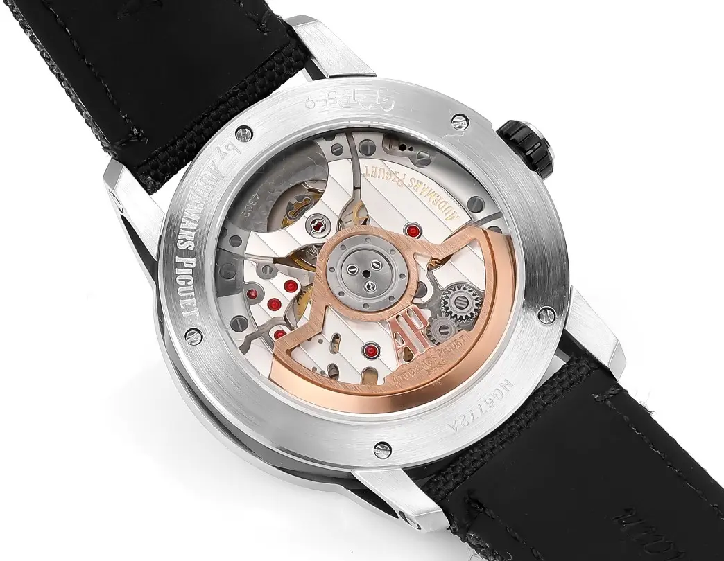 watch Audemars Pigeut CODE 11.59 Smoke Grey Dial Stainless Steel Case Black Fabric Strap Automatic Watch 41mm - gallery