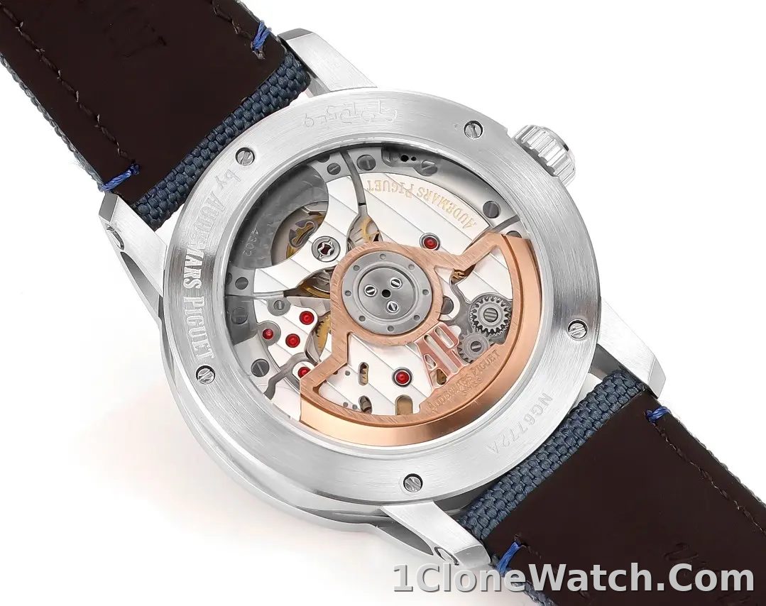 watch Audemars Piguete CODE 11.59 Automatic Watch   Night Blue Dial, Stainless Steel Case, Blue Fabric Strap, 41mm