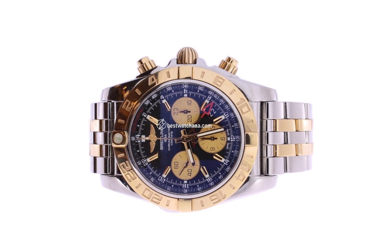 Breitling Chronomat 44 GMT Mens watch Unisex Automatic Gold Steel CB042012.BB86.375C - gallery