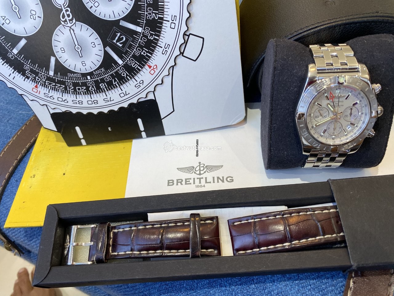 Breitling Chronomat 44 GMT Mens watch Unisex Automatic Steel AB042011 G745 - gallery