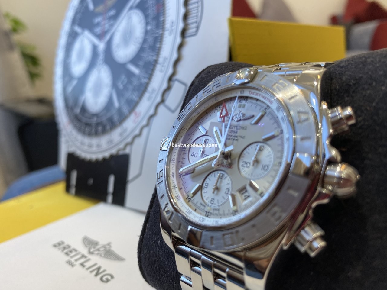 Breitling Chronomat 44 GMT Mens watch Unisex Automatic Steel AB042011 G745 - gallery