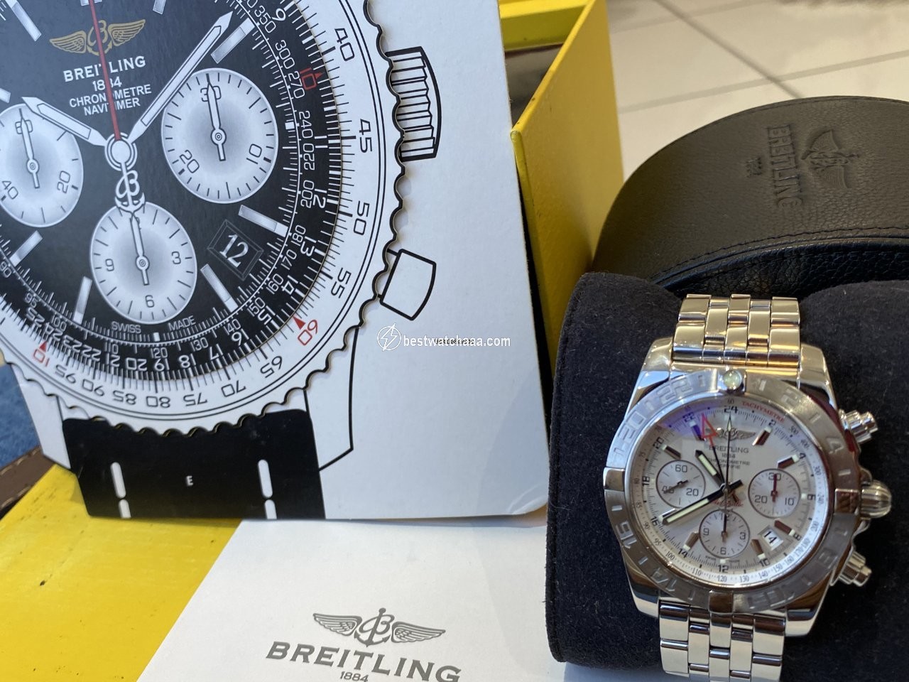 Breitling Chronomat 44 GMT Mens watch Unisex Automatic Steel AB042011 G745 - gallery