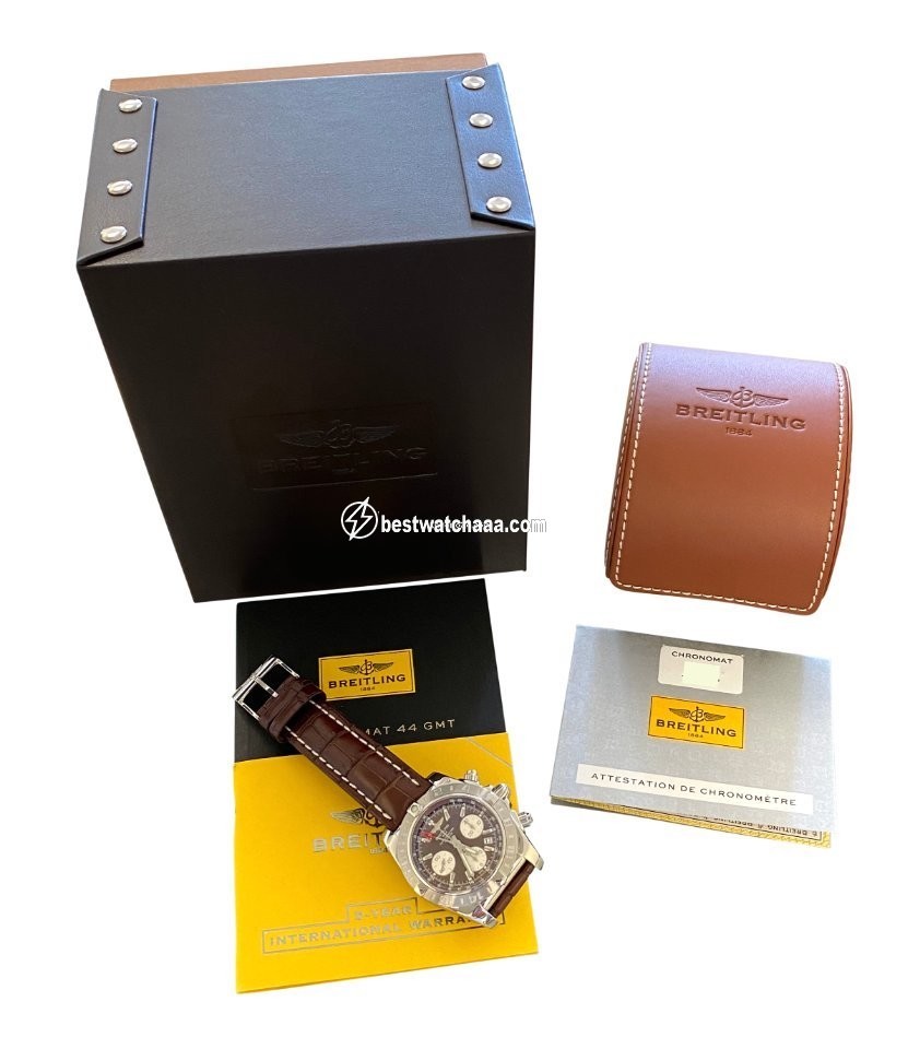 Breitling Chronomat 44 GMT Mens watch Unisex Automatic Steel AB042011 Q589 - gallery