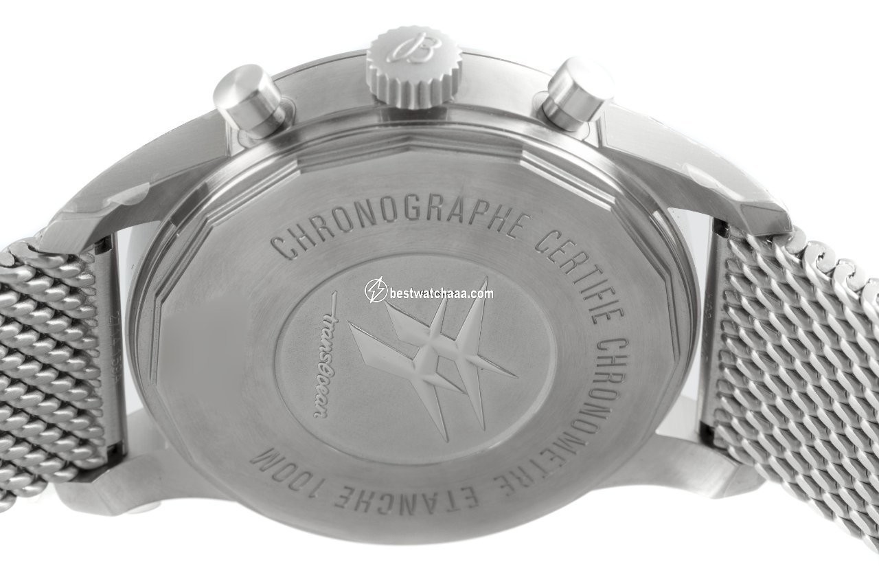 Breitling Transocean Chronograph Unitime Mens watch Unisex Automatic Steel AB0510 - gallery