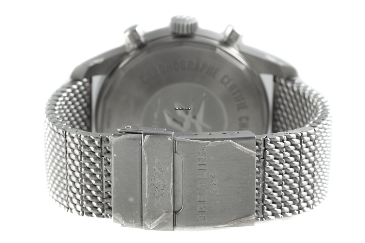 Breitling Transocean Chronograph Unitime Mens watch Unisex Automatic Steel AB0510 - gallery