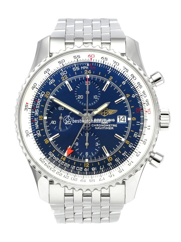 Breitling Navitimer World Mens watch Unisex Automatic Steel A2432212 C651 443A