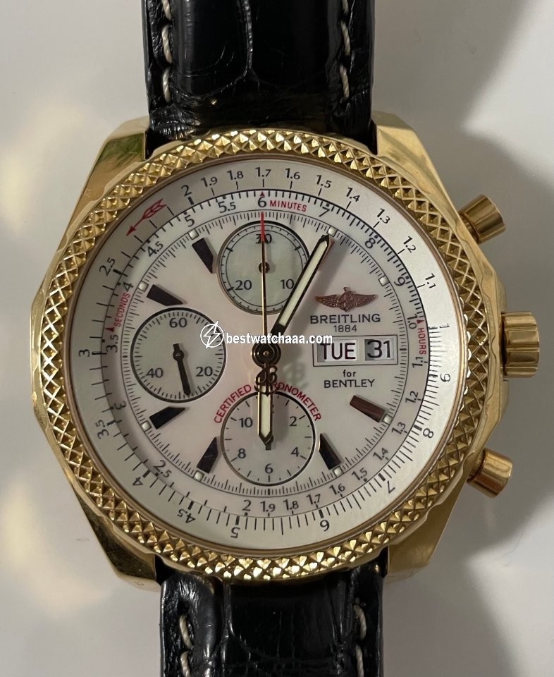 Breitling Bentley GT Mens watch Unisex Automatic Rose gold H13363 - gallery