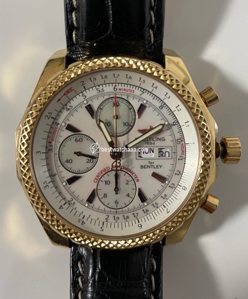 Breitling Bentley GT Mens watch Unisex Automatic Rose gold H13363 - gallery