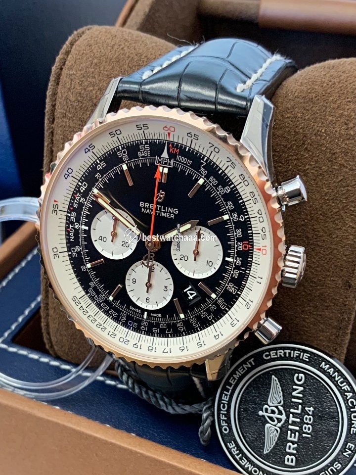 Breitling Navitimer 01 (46 MM) Mens watch Unisex Automatic Gold Steel UB0127211B1P1 - gallery