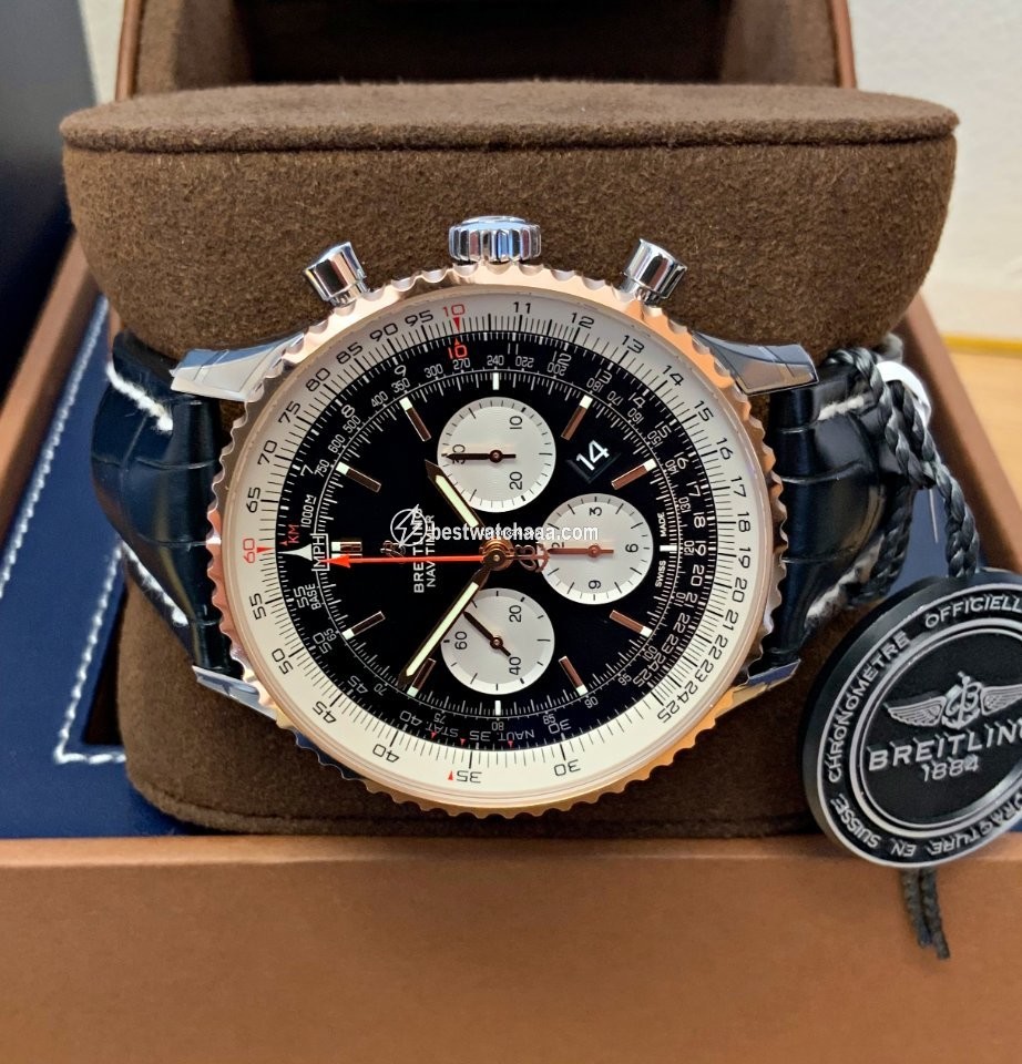Breitling Navitimer 01 (46 MM) Mens watch Unisex Automatic Gold Steel UB0127211B1P1 - gallery