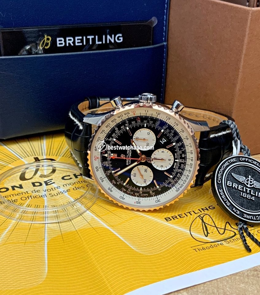 Breitling Navitimer 01 (46 MM) Mens watch Unisex Automatic Gold Steel UB0127211B1P1 - gallery