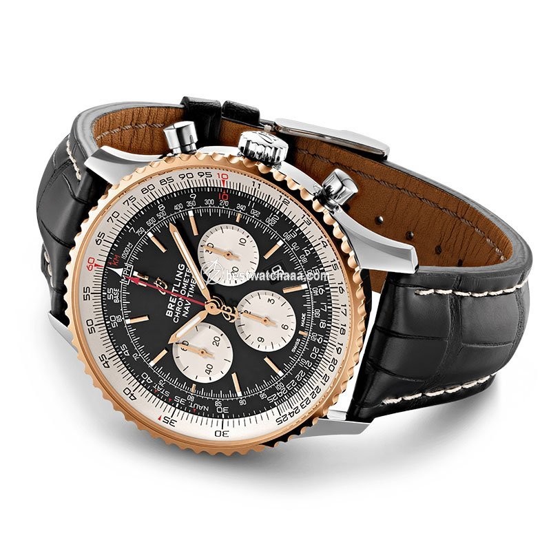 Breitling Navitimer 01 (46 MM) Mens watch Unisex Automatic Gold Steel UB0127211B1P2 - gallery