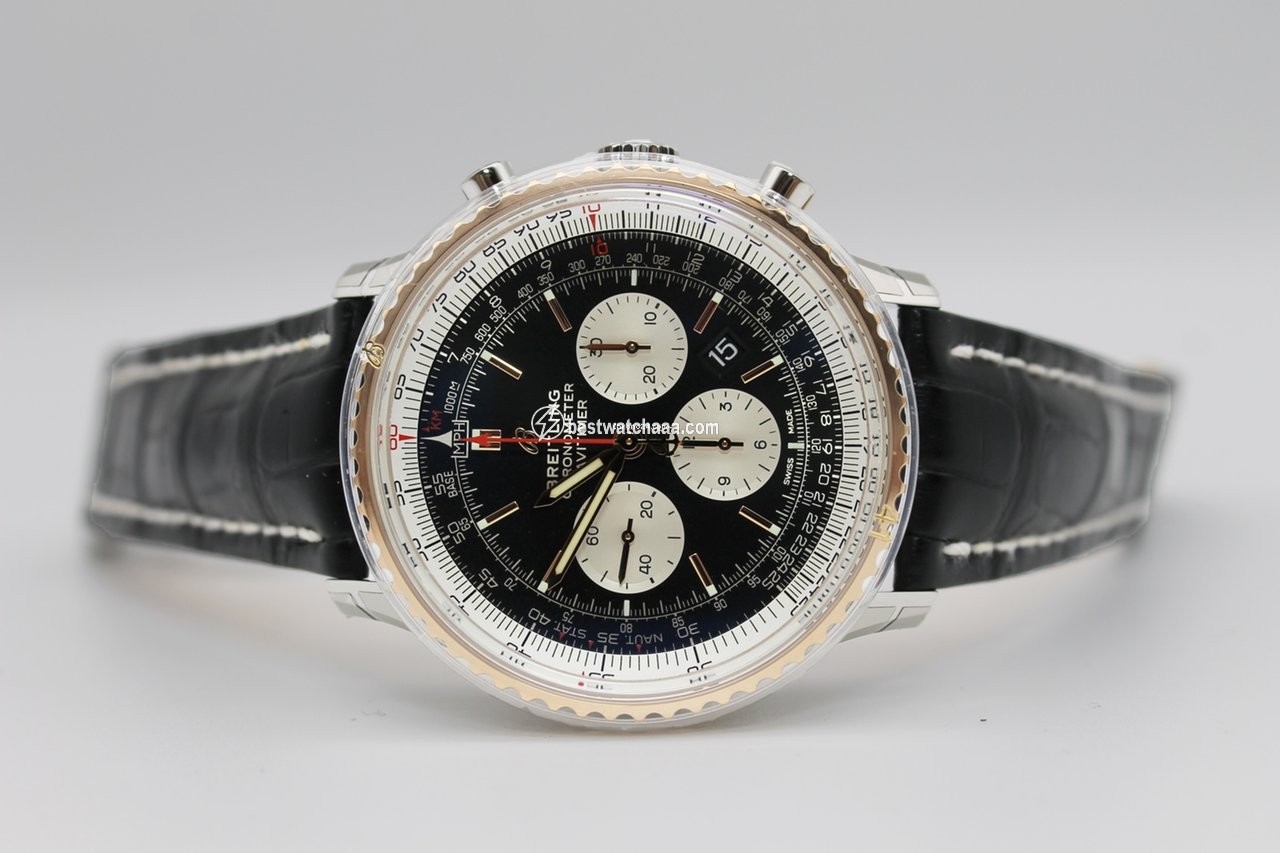Breitling Navitimer 01 (46 MM) Mens watch Unisex Automatic Gold Steel UB0127211B1P2 - gallery