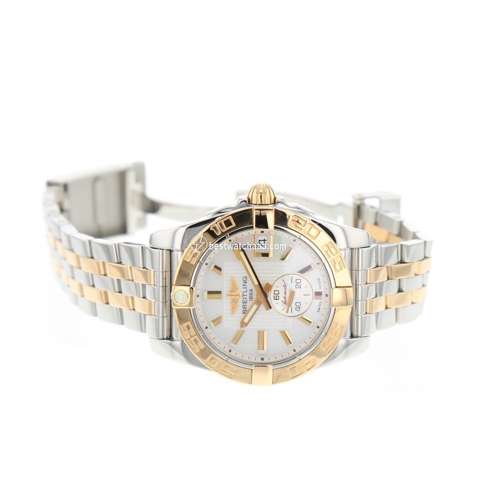 Breitling Galactic 36 Womens watch Automatic Gold Steel C3733012 A724 - gallery