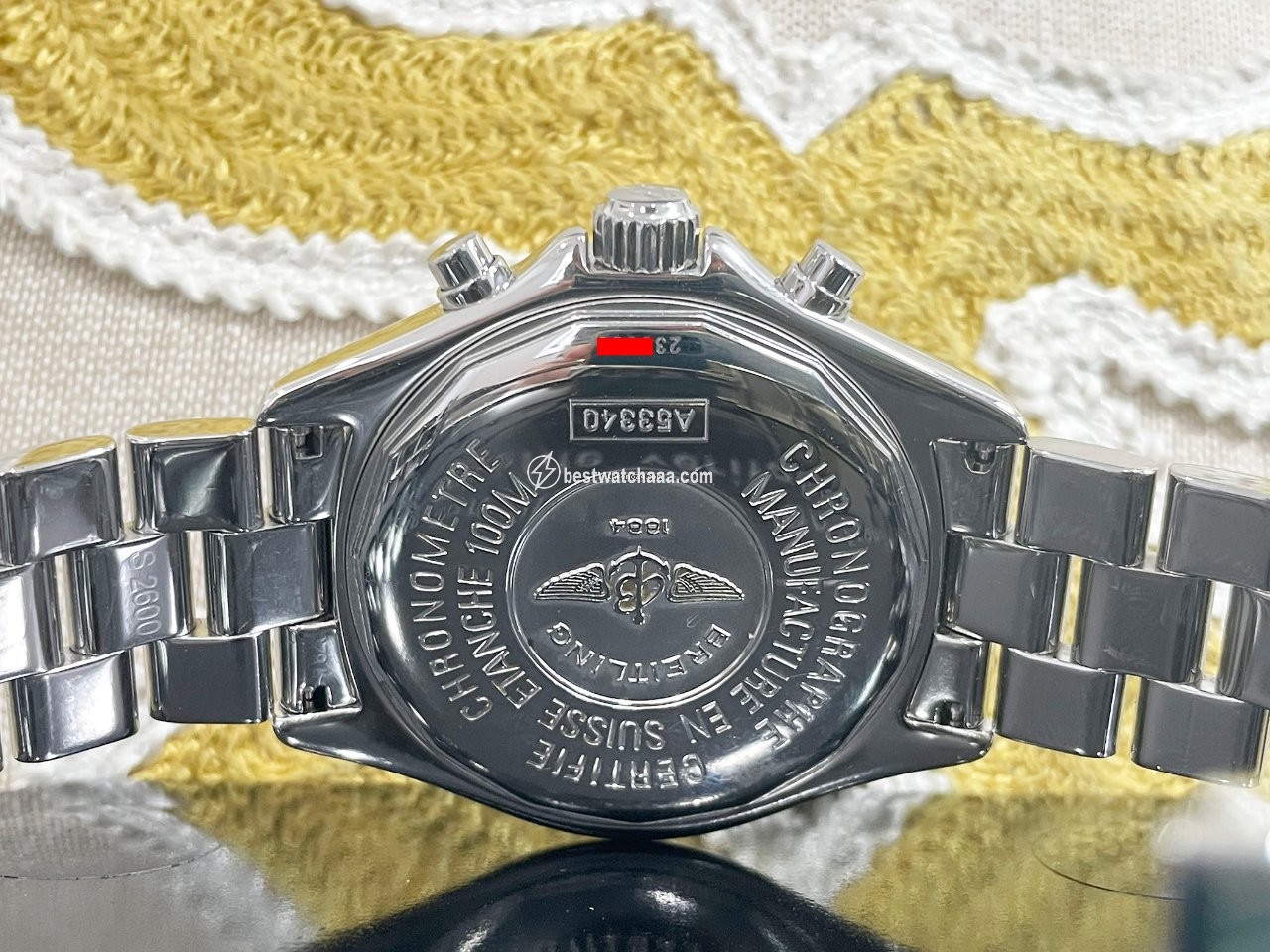 Breitling Transocean Chronograph Mens watch Unisex Quartz Steel A53340 - gallery