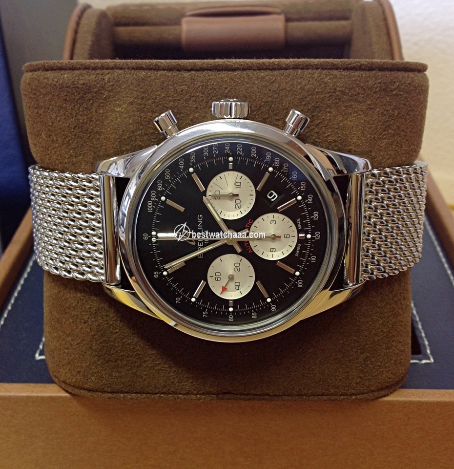Breitling Transocean Chronograph Mens watch Unisex Automatic Steel AB015212 BF26 154A - gallery