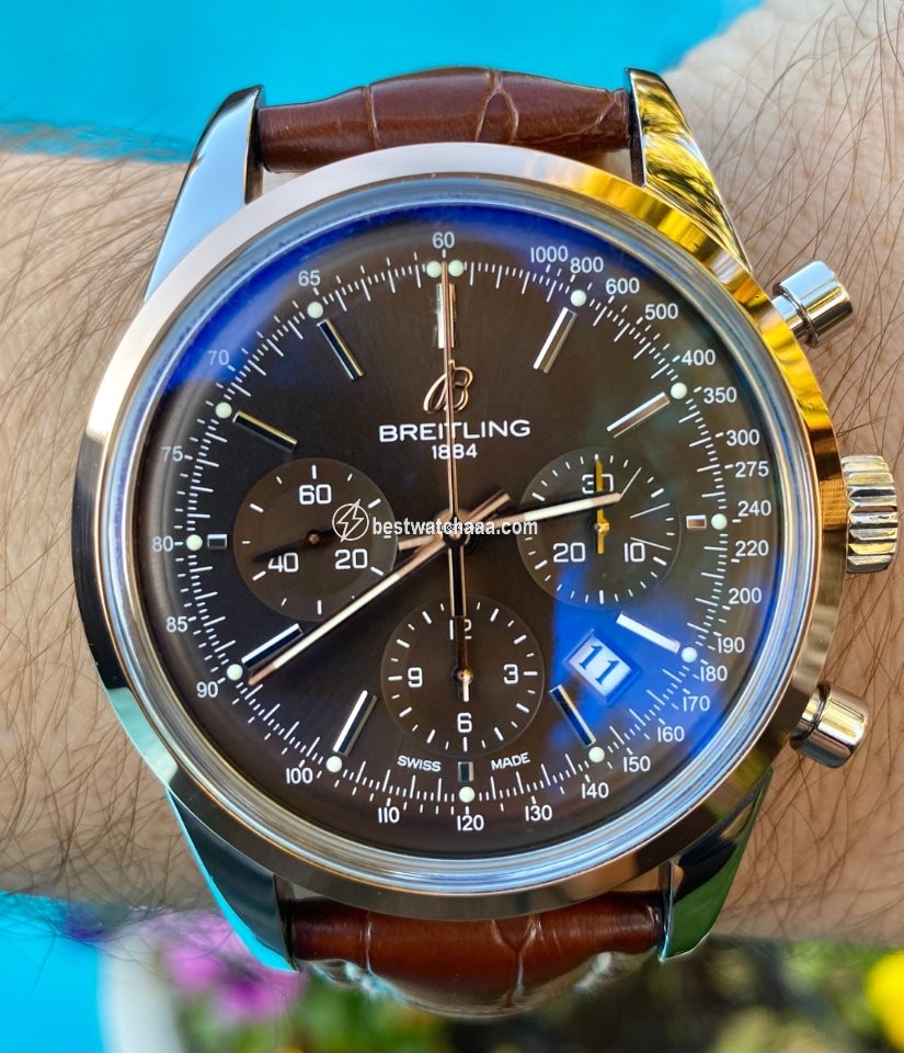 Breitling Transocean Chronograph Mens watch Unisex Automatic Steel UB015212 Q594 - gallery