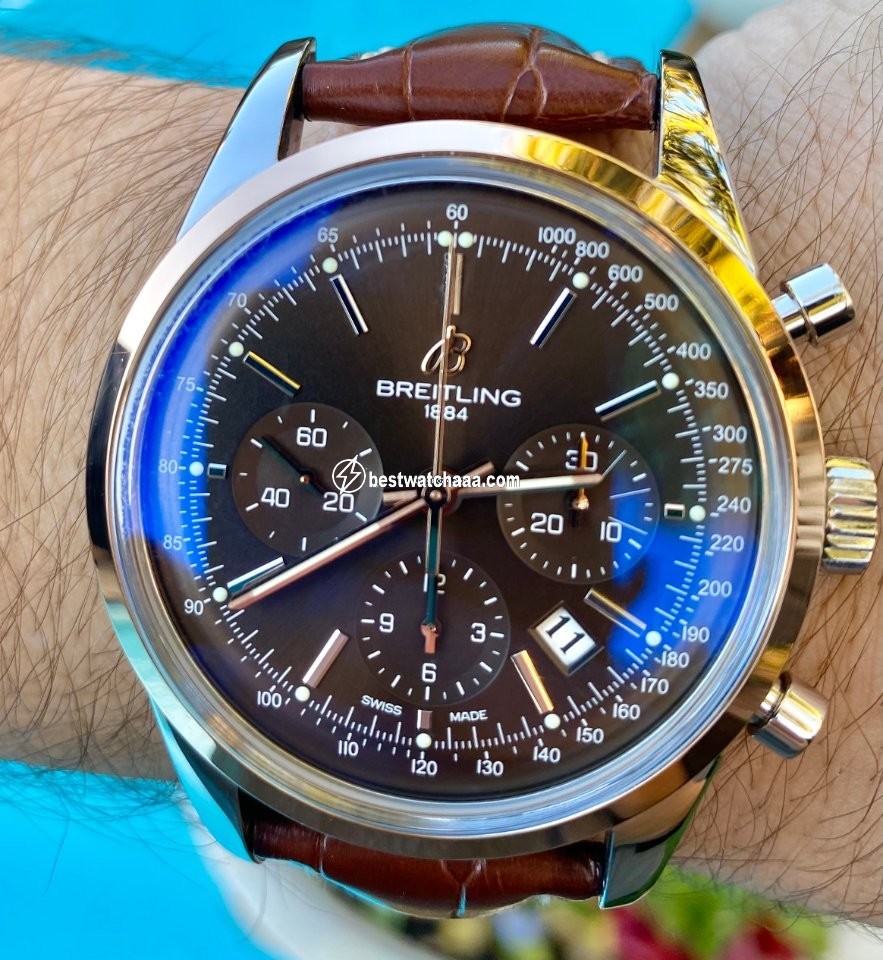 Breitling Transocean Chronograph Mens watch Unisex Automatic Steel UB015212 Q594 - gallery