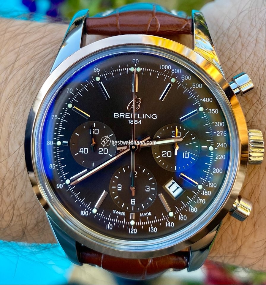 Breitling Transocean Chronograph Mens watch Unisex Automatic Steel UB015212 Q594 - gallery