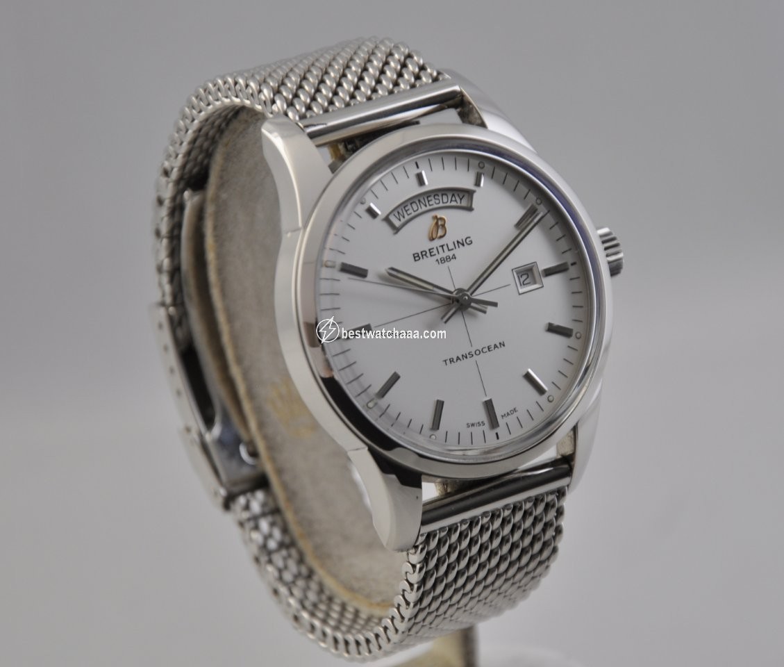 Breitling Transocean Day & Date Mens watch Unisex Automatic Steel A4531012 G751 154A - gallery