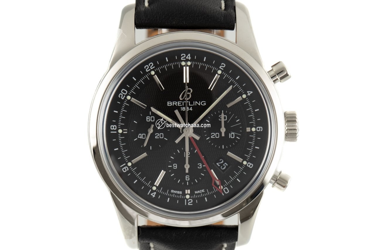 Breitling Transocean Chronograph GMT Mens watch Unisex Automatic Steel AB045112 BC67