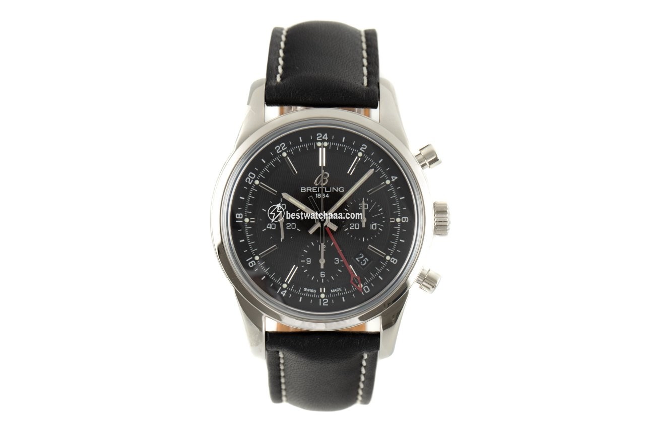 Breitling Transocean Chronograph GMT Mens watch Unisex Automatic Steel AB045112 BC67 - gallery