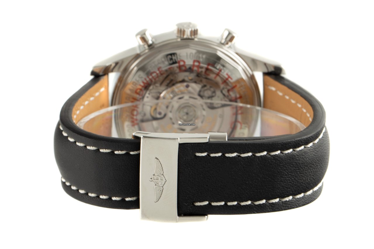 Breitling Transocean Chronograph GMT Mens watch Unisex Automatic Steel AB045112 BC67 - gallery