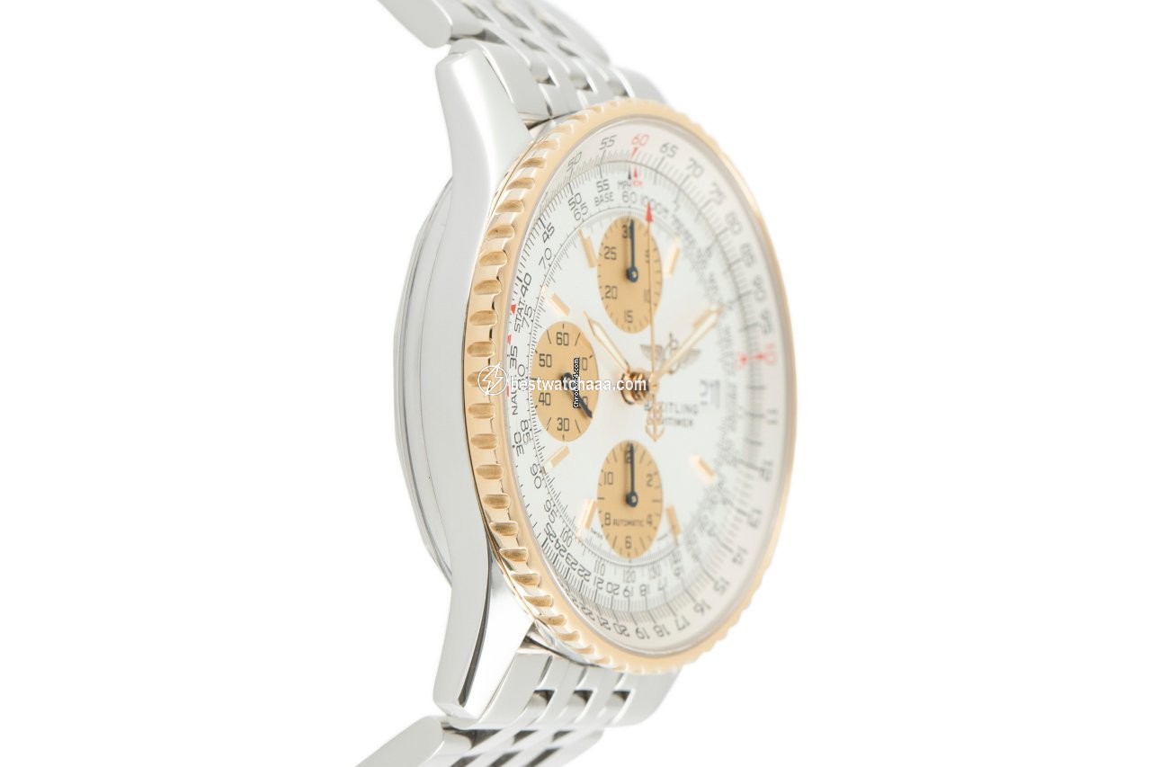Breitling Old Navitimer Mens watch Unisex Automatic Gold Steel D13322 - gallery
