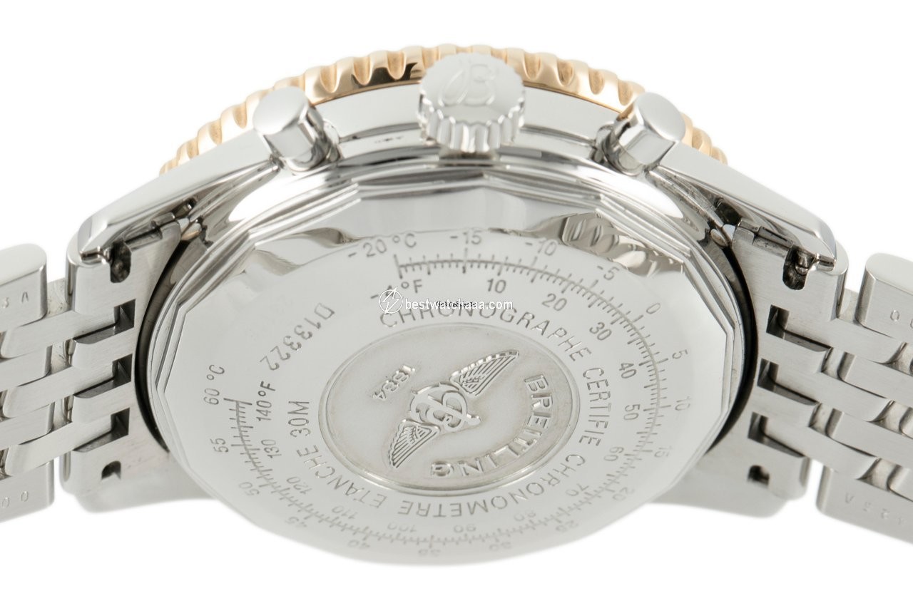 Breitling Old Navitimer Mens watch Unisex Automatic Gold Steel D13322 - gallery