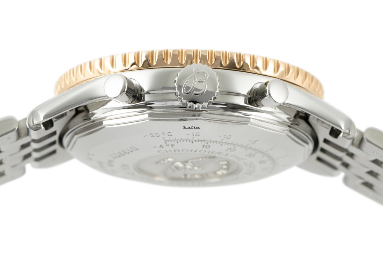 Breitling Old Navitimer Mens watch Unisex Automatic Gold Steel D13322 - gallery