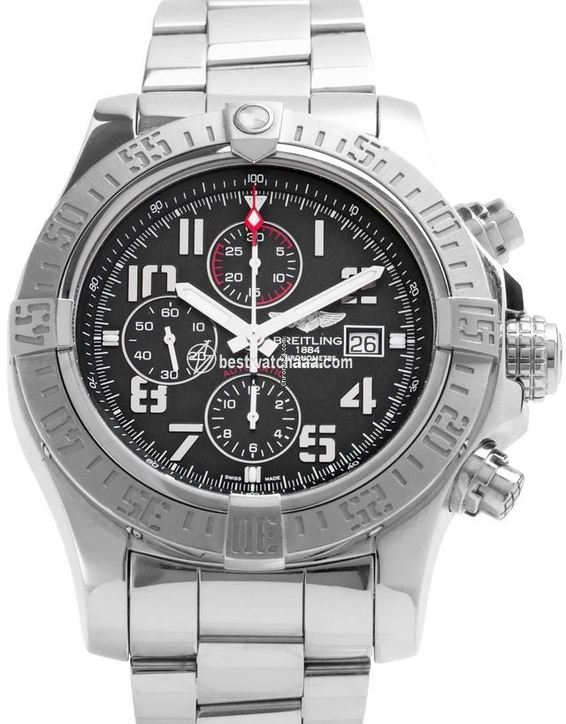 Breitling Super Avenger II Mens watch Unisex Automatic Steel A1337111.BC28.168A
