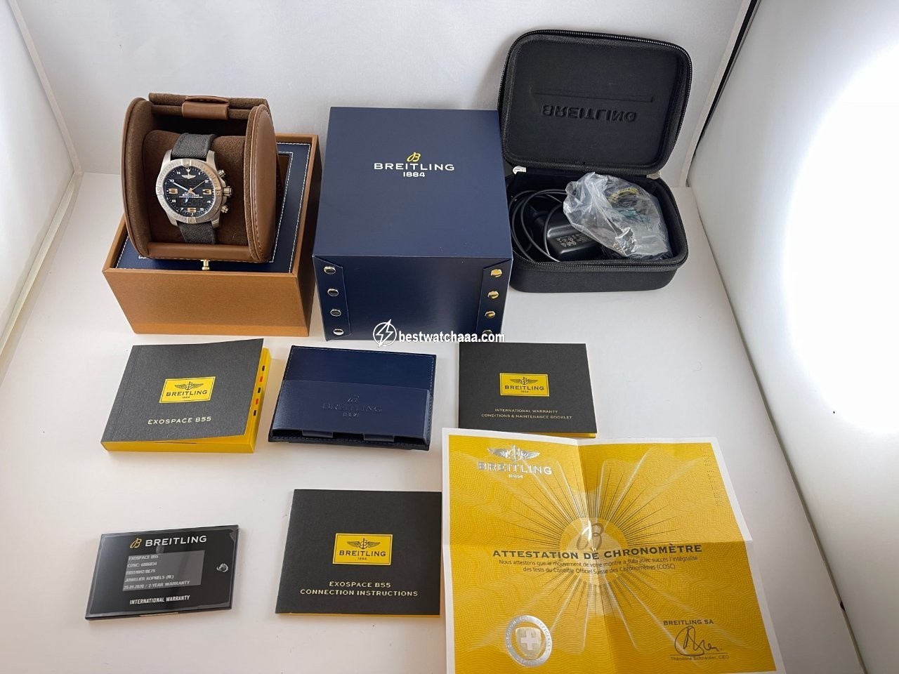 Breitling Exospace B55 Connected Mens watch Unisex Quartz Titanium EB5510H2 BE79 - gallery