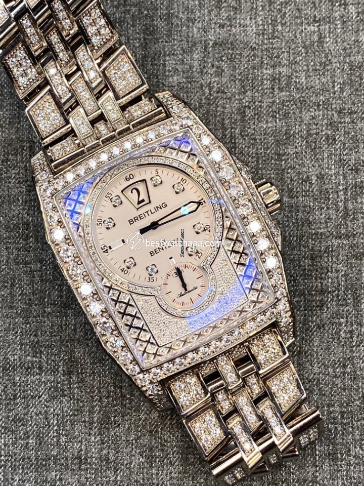 Breitling Bentley Flying B Mens watch Unisex Automatic White gold J28362