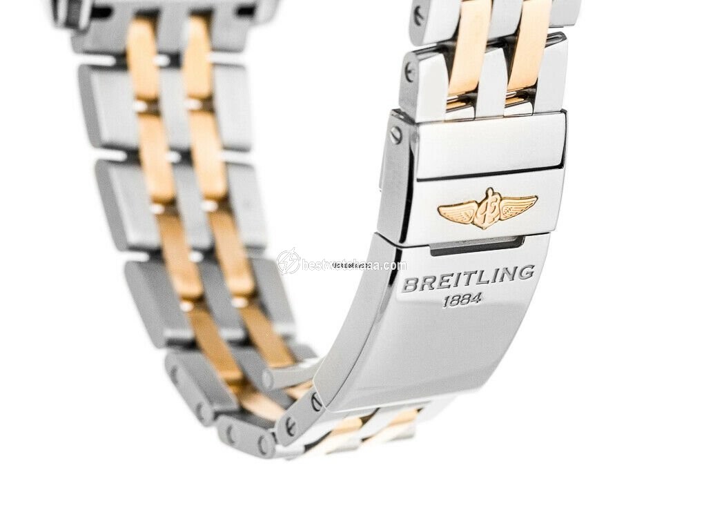 Breitling Chronomat 44 Mens watch Unisex Automatic Gold Steel CB011012 B968 - gallery