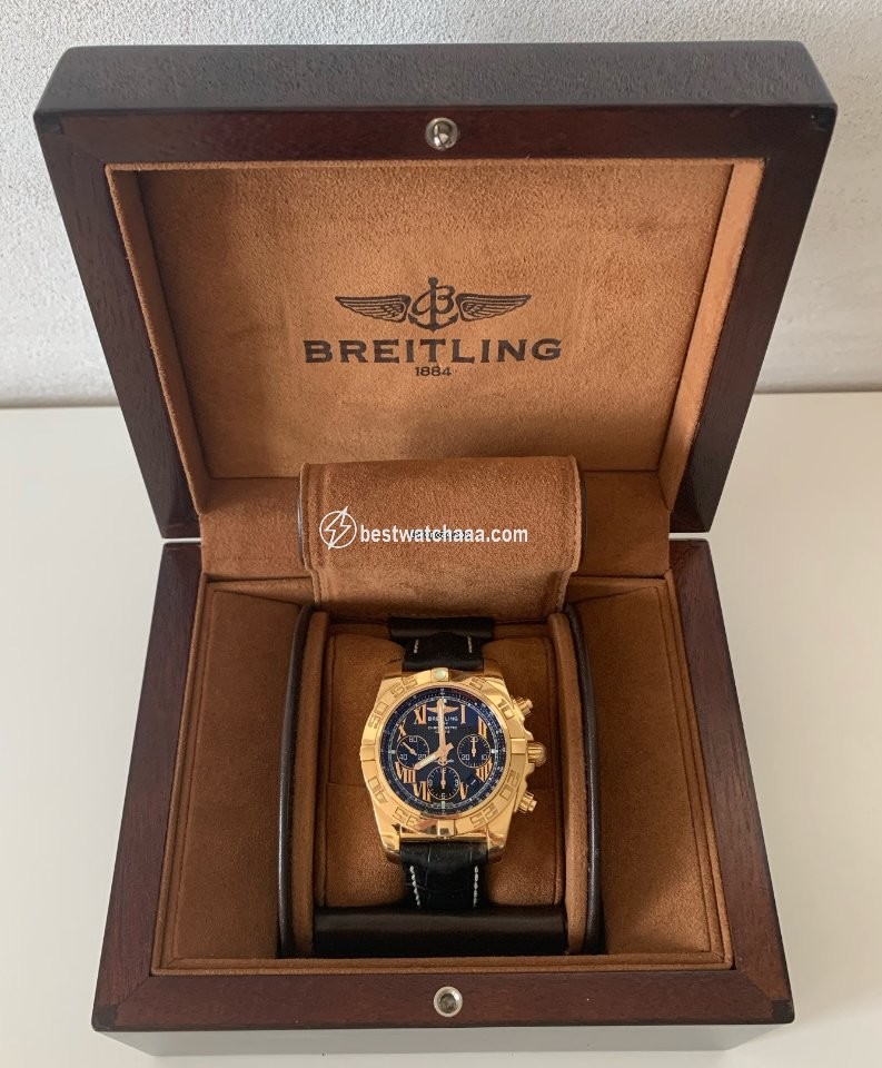 Breitling Chronomat 44 Mens watch Unisex Automatic Rose gold HB011012 B957 - gallery