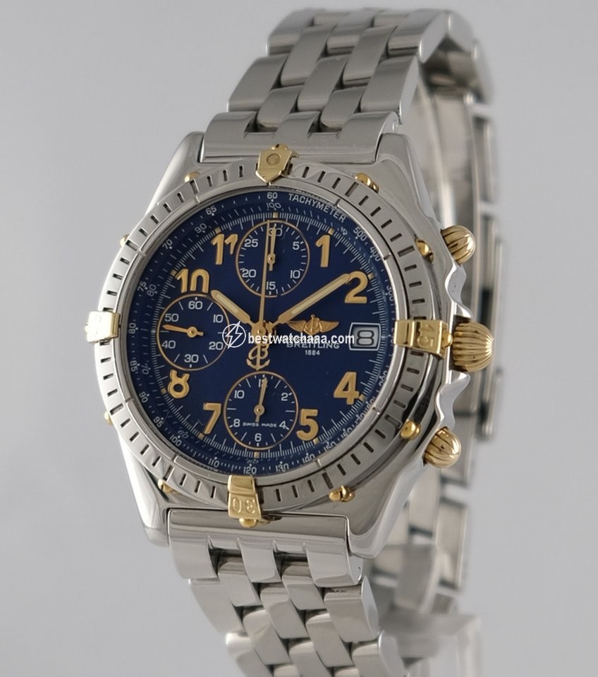 Breitling Chronomat Mens watch Unisex Automatic Gold Steel B 13050.1 - gallery