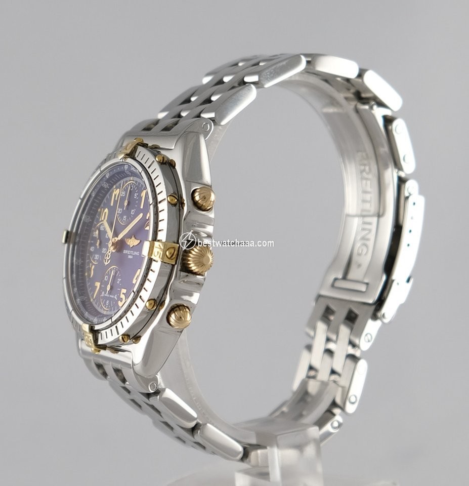 Breitling Chronomat Mens watch Unisex Automatic Gold Steel B 13050.1 - gallery